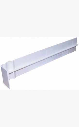 300mm Ogee Fascia Joint White