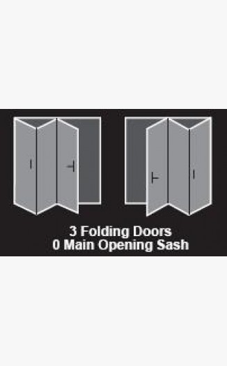 3 Folding Doors 0 Main Opening 2.1