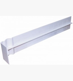 300mm Ogee Fascia Joint White