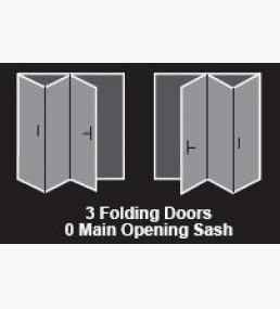 3 Folding Doors 0 Main Opening 2.1